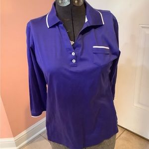 Blue/purple lightweight top
